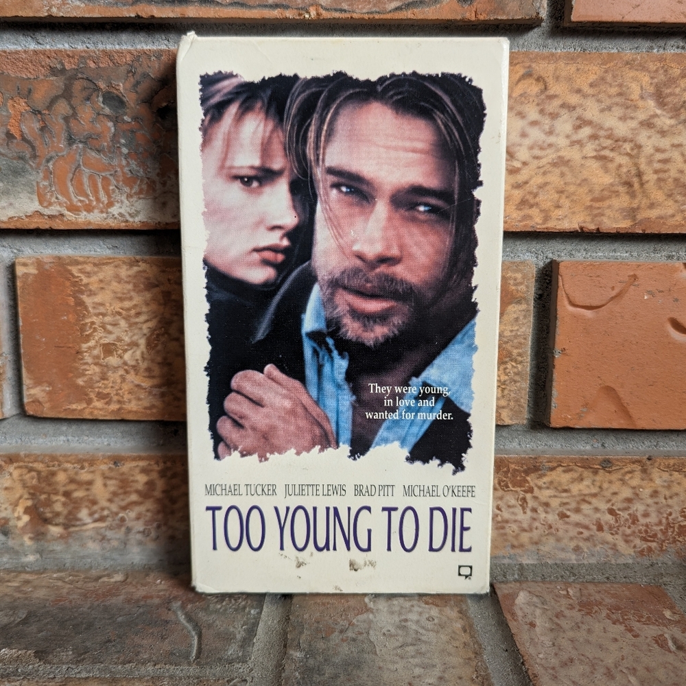 ** 4/$25 VHS ** Too Young To Die (VHS, 1990) Vintage - 90's - Retro - Used Cond